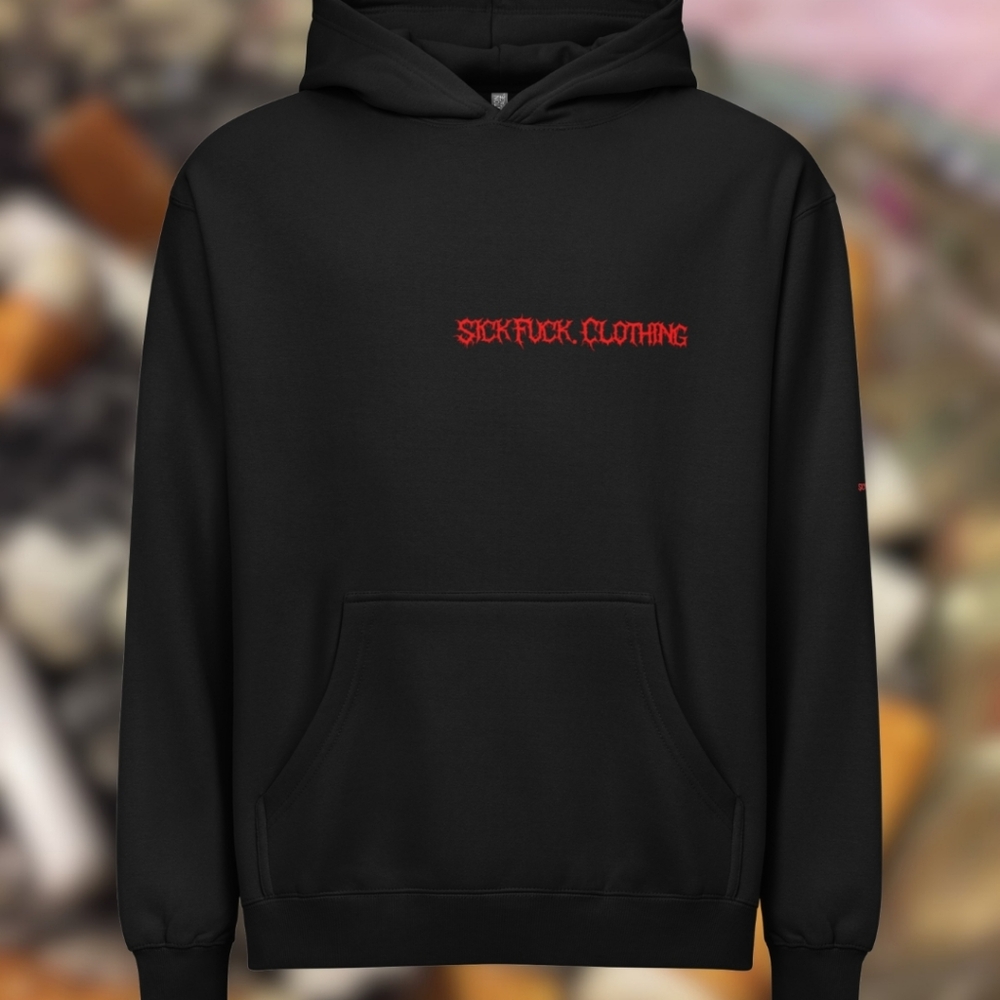Black Hoodie Pull Over
